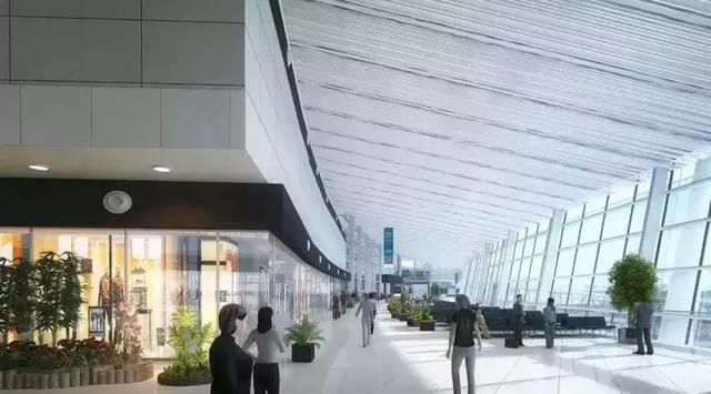 　　機(jī)場(chǎng)候機(jī)廳、登機(jī)口