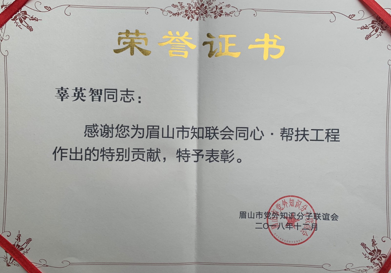 1545967328129848.jpg 學(xué)院董事長辜英智獲得“同心幫護(hù)工程”特別貢獻(xiàn)獎.jpg